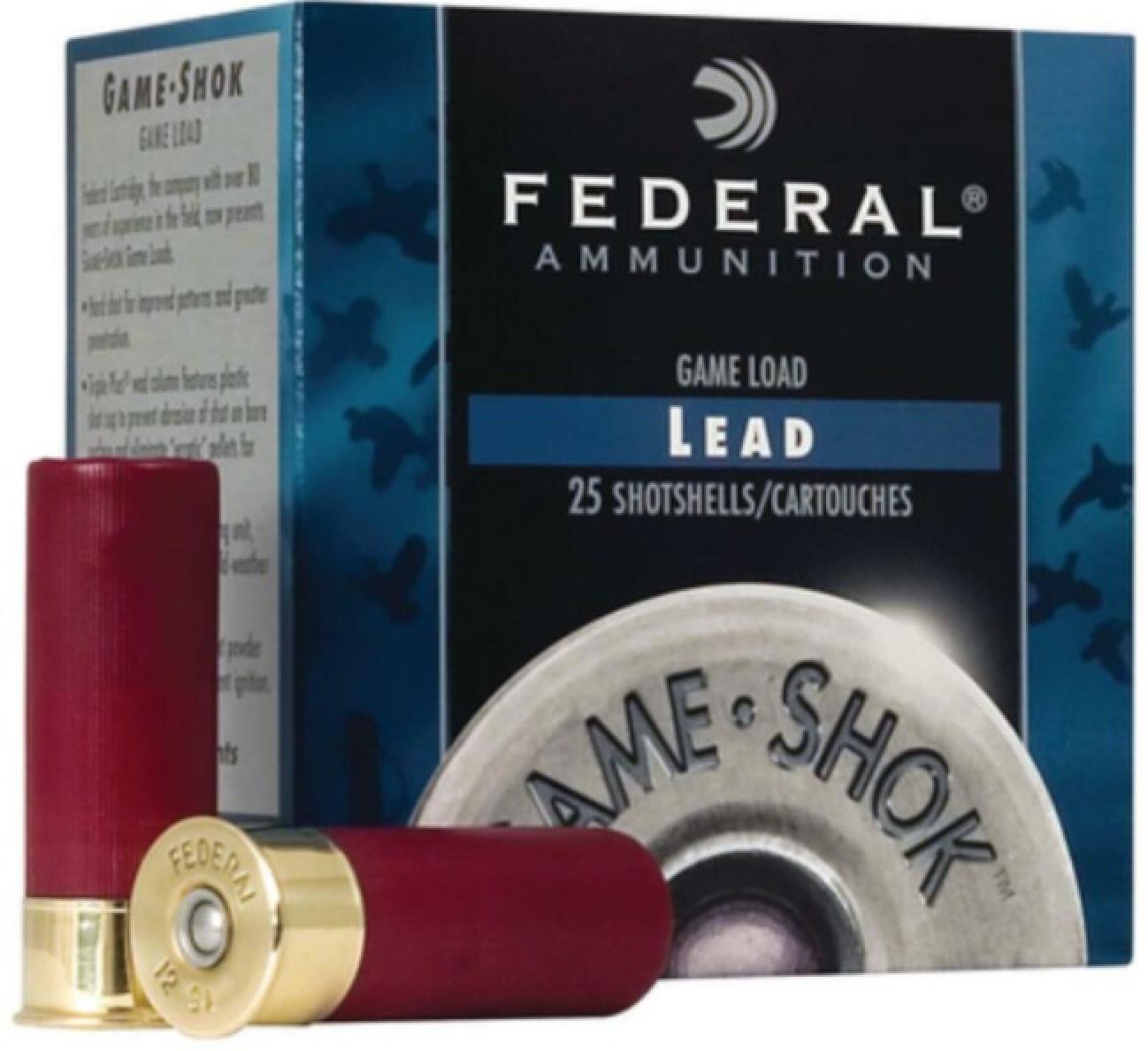 Federal Premium Game-Shok Field Load 12 Gauge shotshells #7.5