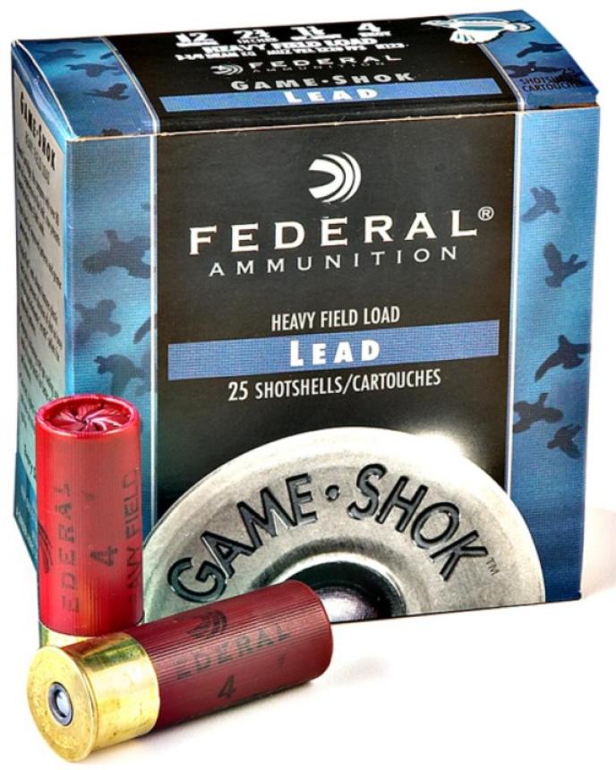 Federal Premium Game-Shok 12 Gauge Heavy Field Load Shotshells #8