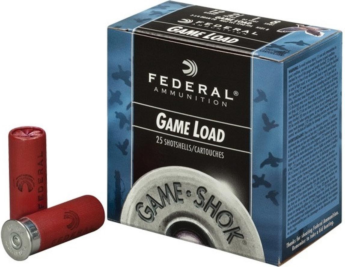 Federal Premium Game-Shok 12 Gauge Heavy Field Load Shotshells #8
