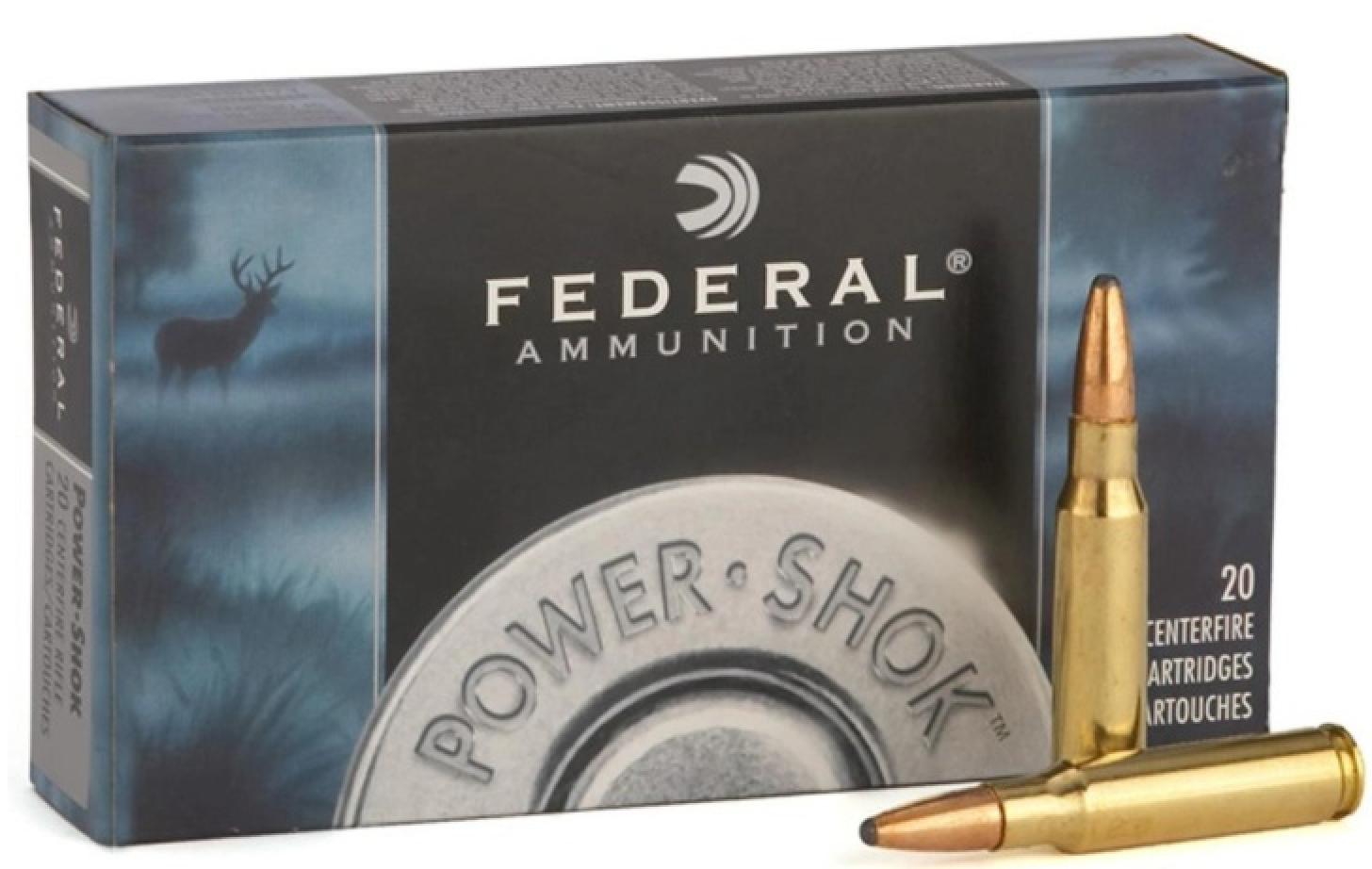 Federal Premium Power-Shok .22-250 Remington 55 Grain Soft Point