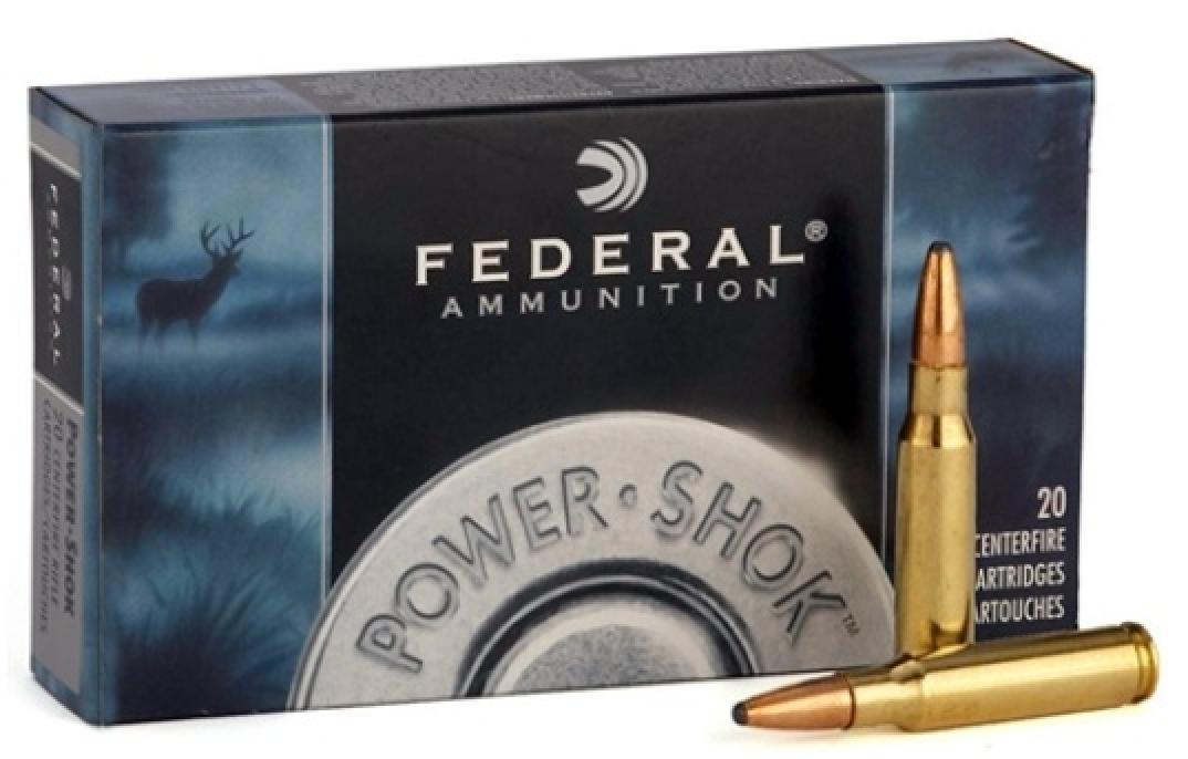 Federal Premium Power-Shok .243 Winchester 100 Grain Jacketed Soft Point