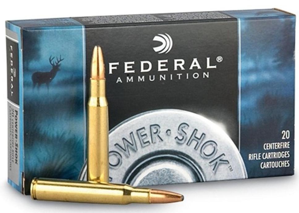 Federal Premium Power Shok 30 06 Springfield 150 Grain Soft Point