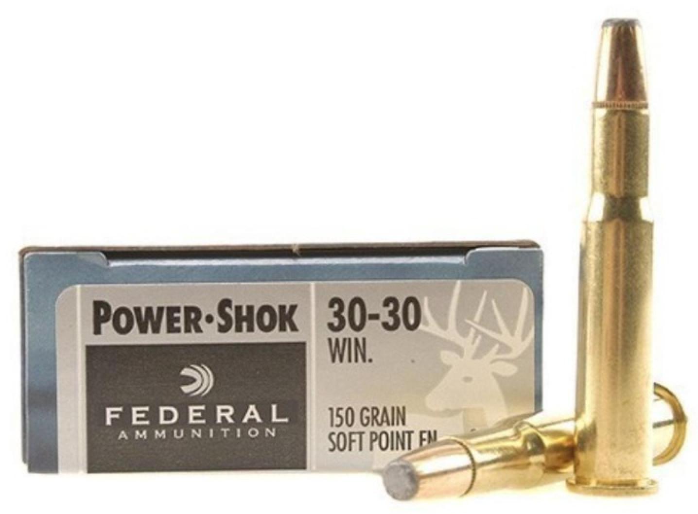 Federal Premium Power-Shok .30-30 Winchester 150 Grain Soft Point Flat Nose Info