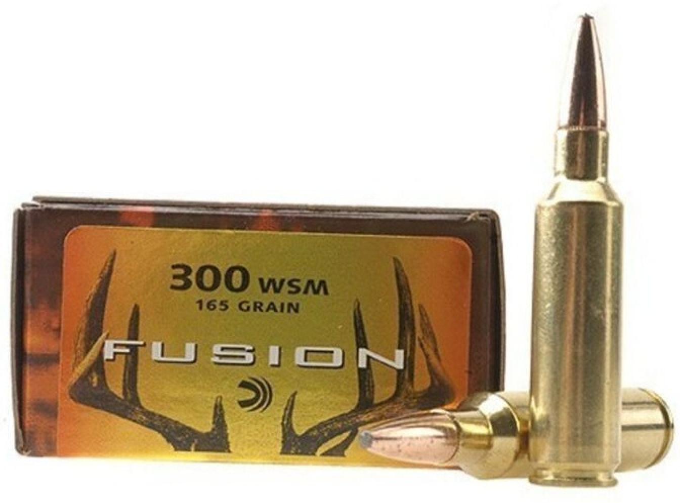 Federal Premium Fusion .300 Winchester Short Magnum 165 Grain Spitzer Boat Tail Info