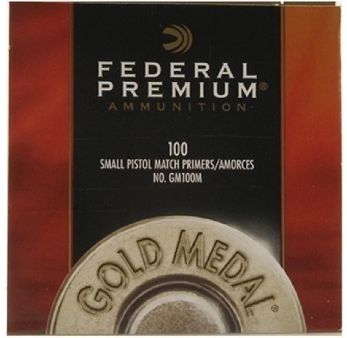 Federal Premium Gold Medal Small Pistol Primer Info
