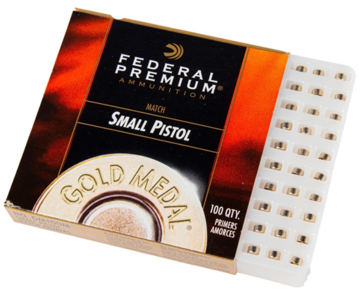 Federal Premium Gold Medal Small Pistol Primer