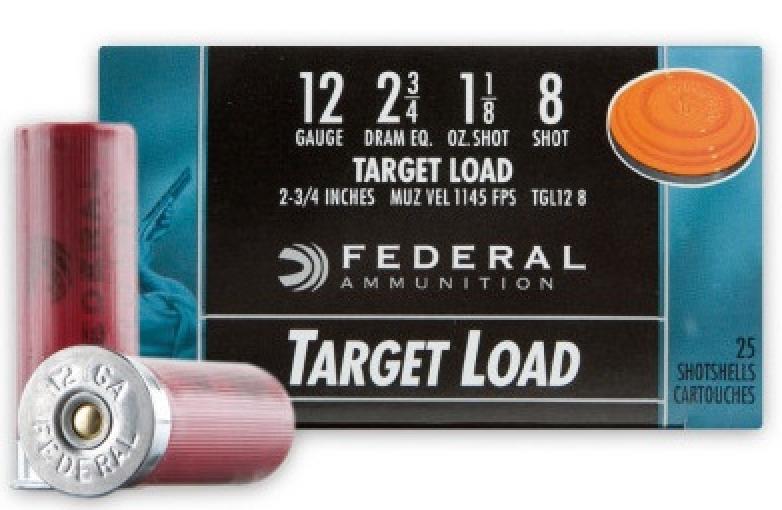 Federal Premium Top Gun Target Load 12 gauge #8 Shotshells Info