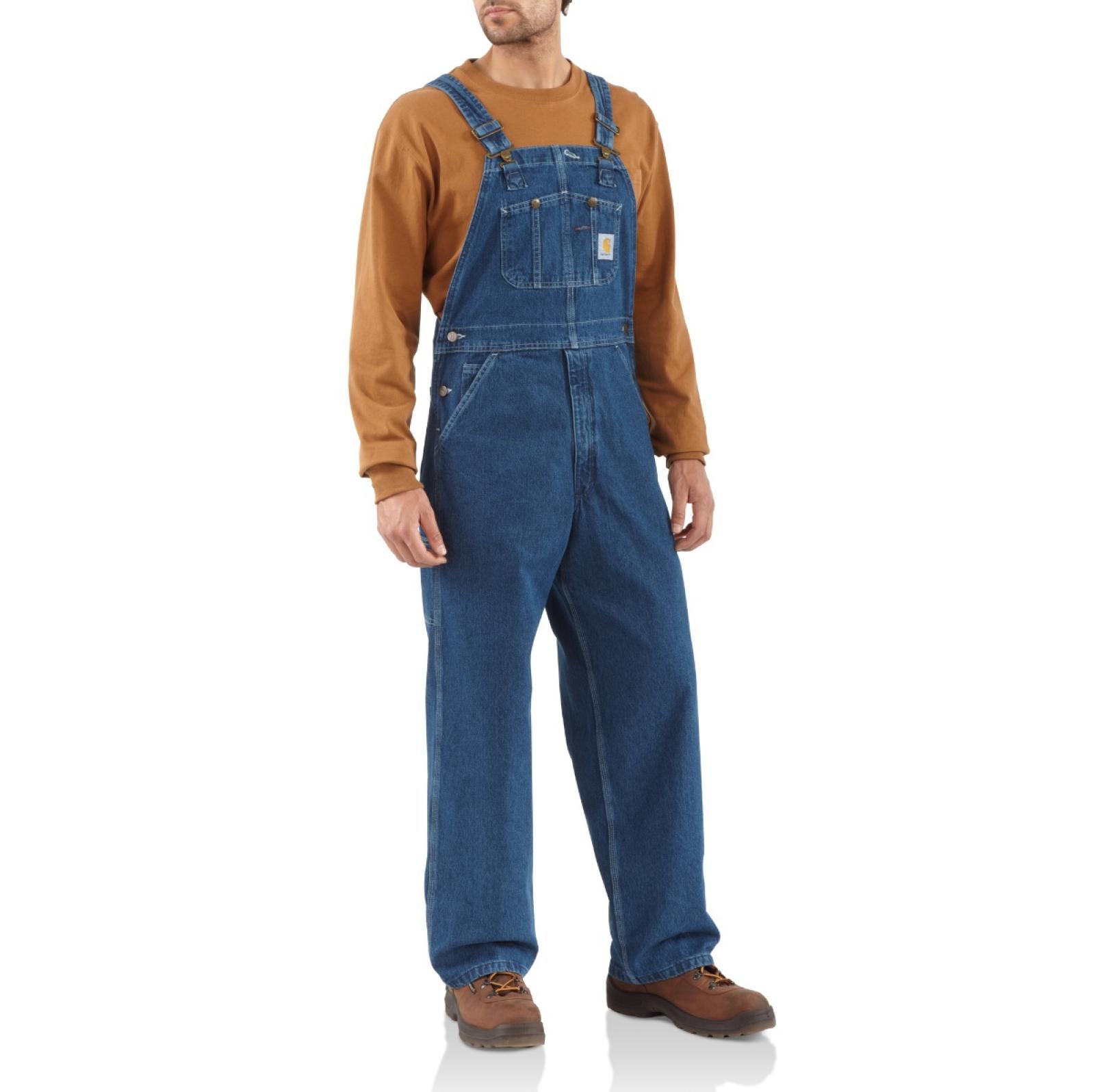 Carhartt Men's Washed Denim Bib Overall