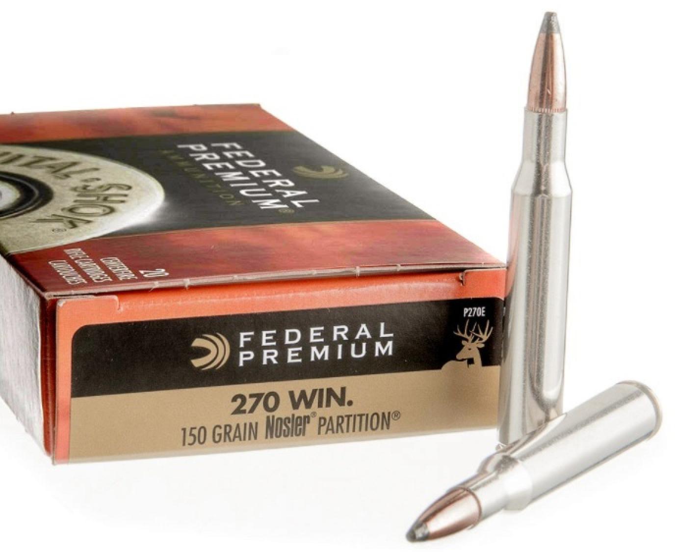 Federal Premium Vital-Shok .270 Winchester 150 Grain Nosler Partition Info