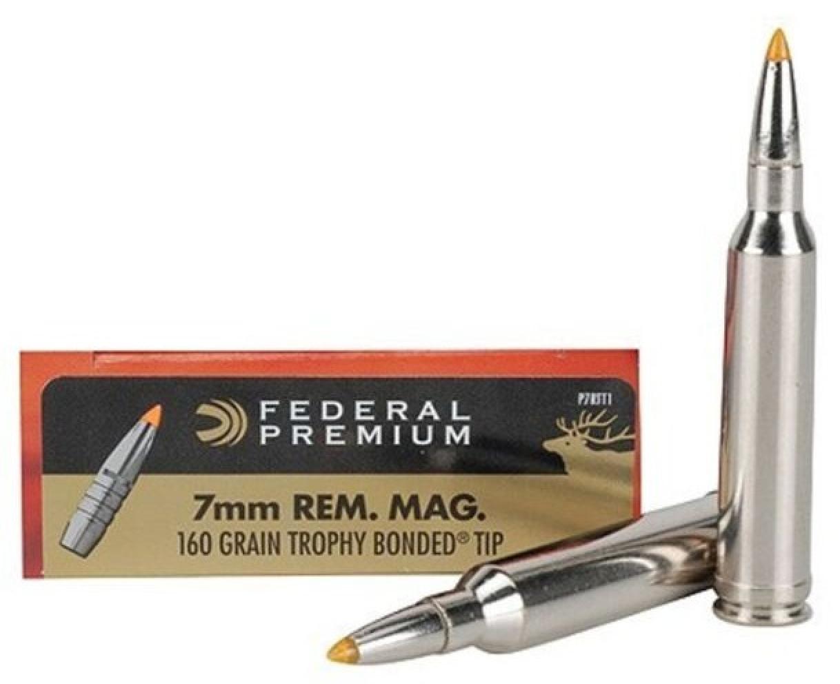 Federal Premium Vital-Shok 7mm Remington Magnum 160 Grain Nosler Partition Info