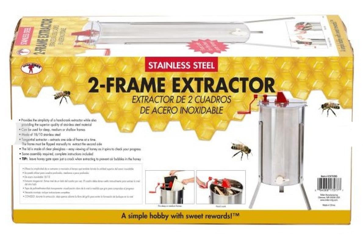 Little Giant 2-Frame Stainless Steel Extractor Back of Box