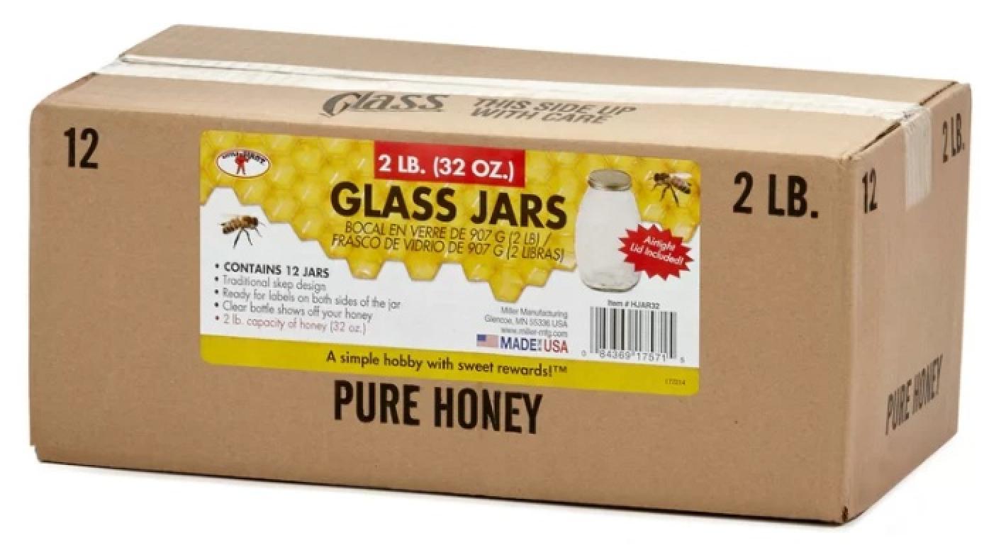 Little Giant 32 Oz Glass Jar Case