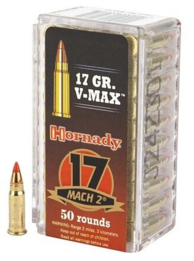 Hornady Varmint Express® 17 Mach 2® (HM2) 17 grain V-MAX® 