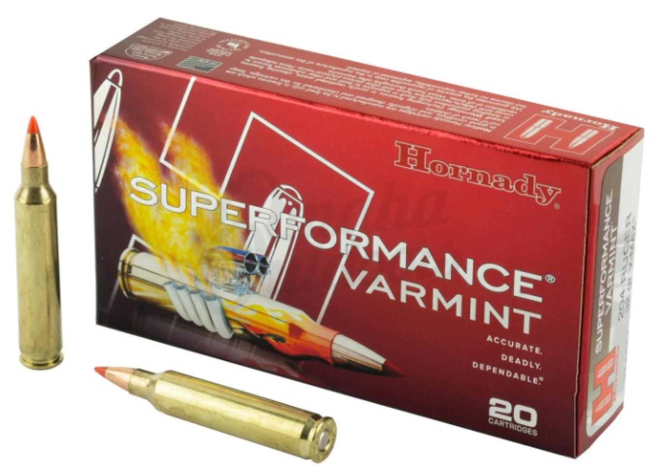 Hornady Superformance Varmint 204 Ruger 32 Grain V-Max