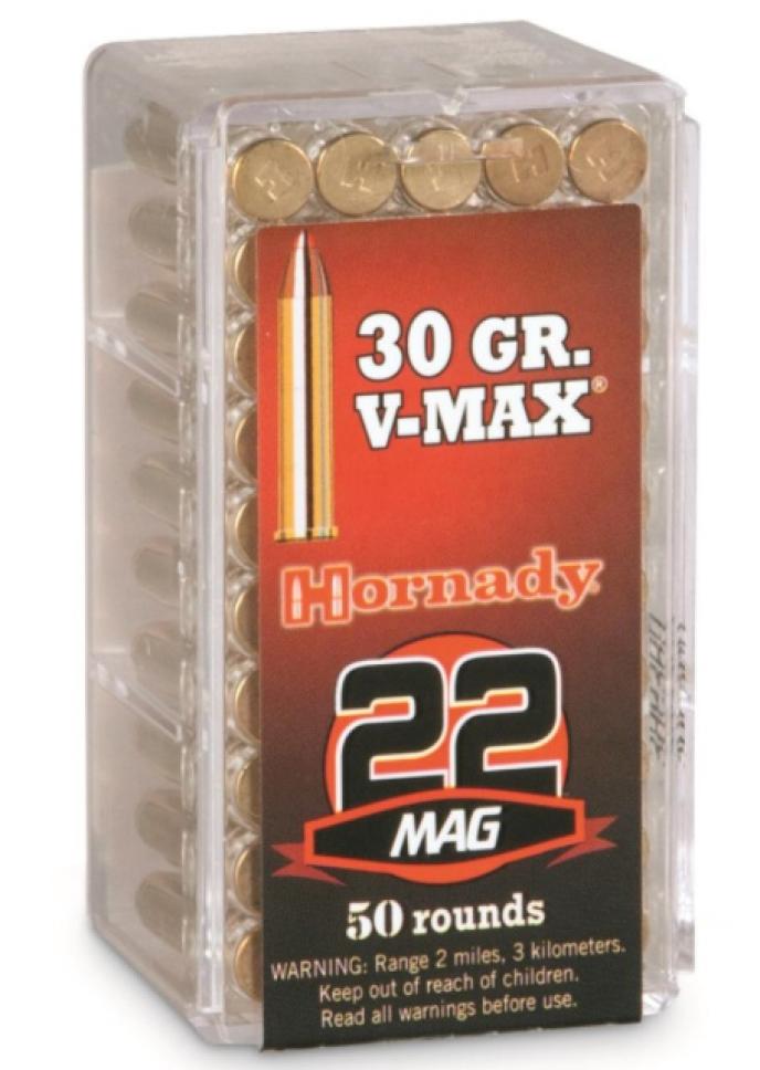 Hornady Varmint Express 22 Winchester Magnum Rimfire (WMR) 30 Grain V-MAX