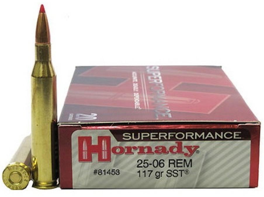 Hornady Superformance SST 25-06 Remington 117 Grain SST InterLock