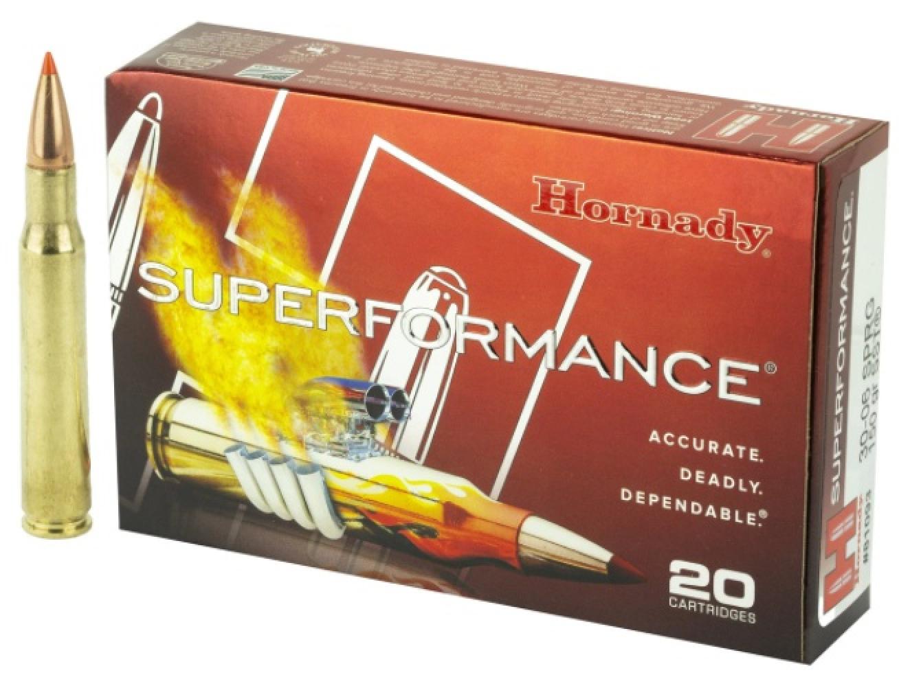 Hornady Superformance® 30-06 Springfield 150 grain SST® 