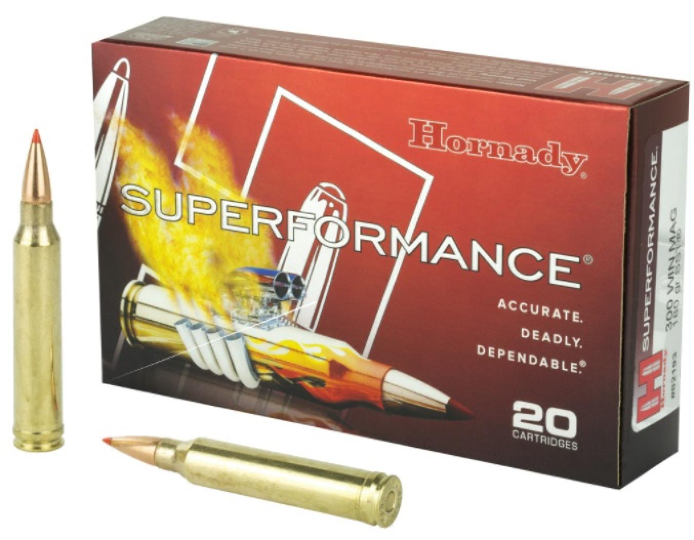 Hornady Superformance® 300 Winchester Magnum 180 grain SST® 