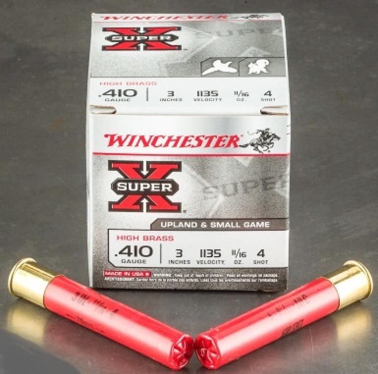Winchester Super-X High Brass 410 Bore 3" 11/16 oz #4 Shot