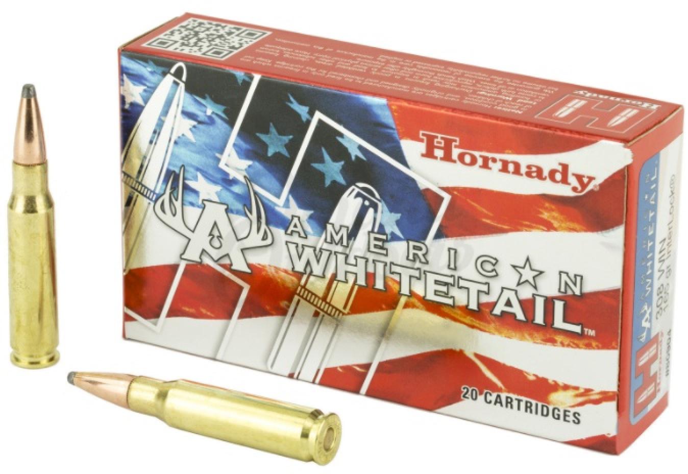 Hornady American Whitetail® 308 Winchester 165 grain InterLock® Spire Point