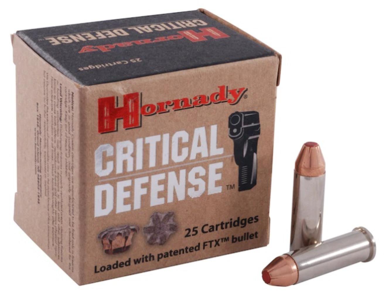 Hornady Critical Defense 38 Special 110 grain FTX