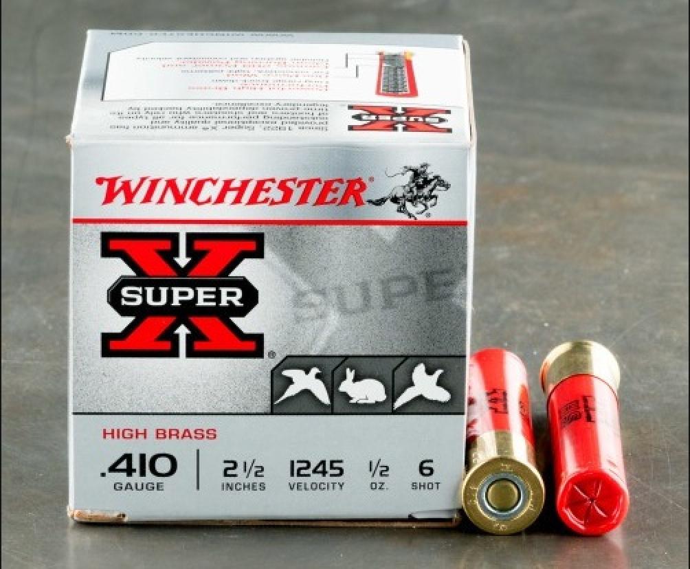 Winchester Super-X High Brass .410 Bore 2-1/2" 1/2 oz #6 Shot