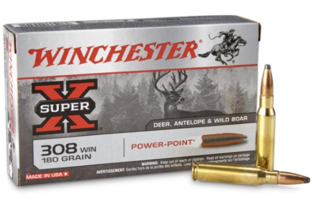 Winchester Super-X 308 Winchester180 Grain Power-Point