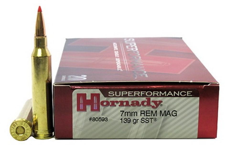 Hornady Superformance 7mm Remington Magnum 139 grain SST