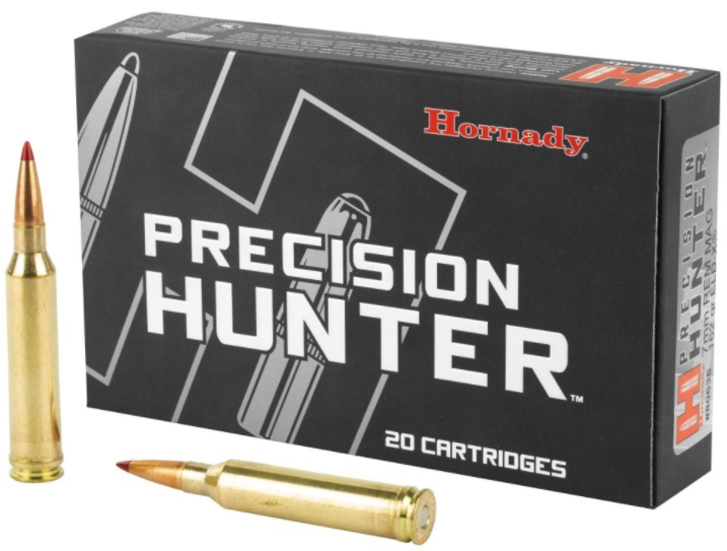 Hornady Precision Hunter 7mm Remington Magnum 162 grain ELD-X
