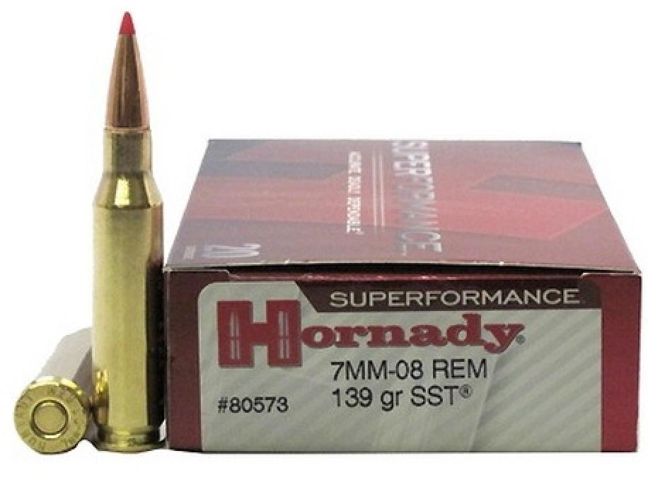 Hornady Superformance 7mm-08 Remington 139 grain SST