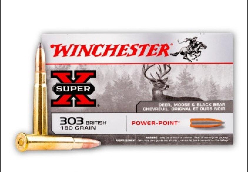 Winchester Super-X 303 British 180 Grain Power-Point