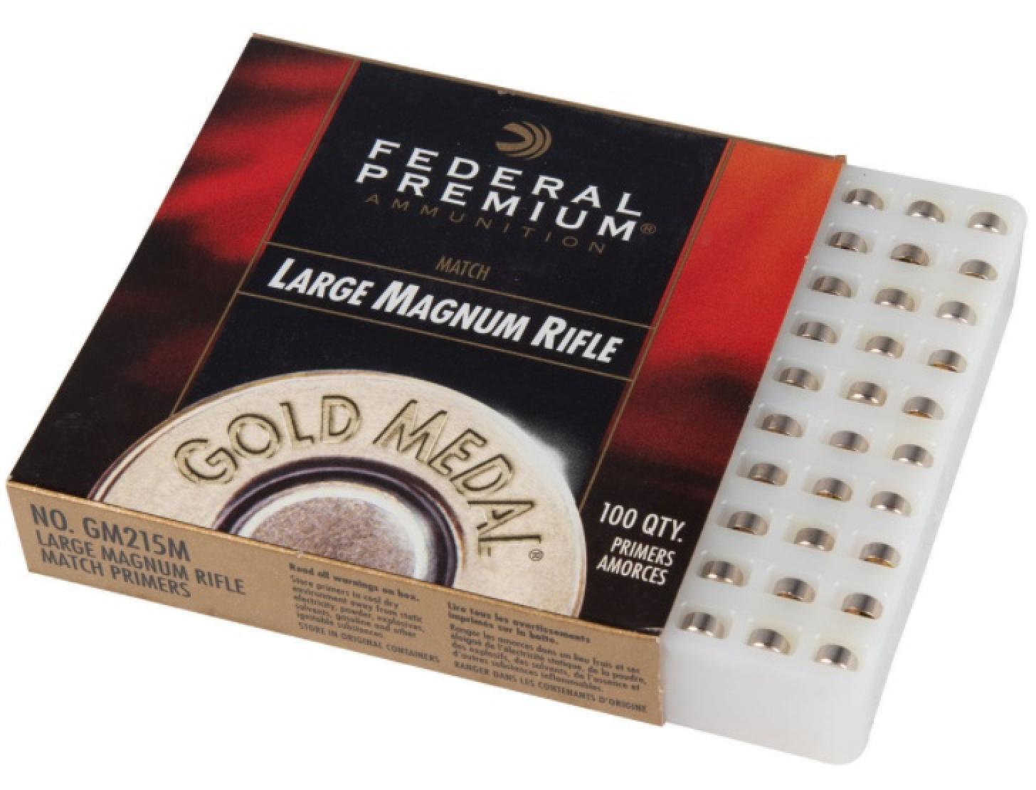 Federal Premium Gold Medal Large Pistol Magnum Match Primer