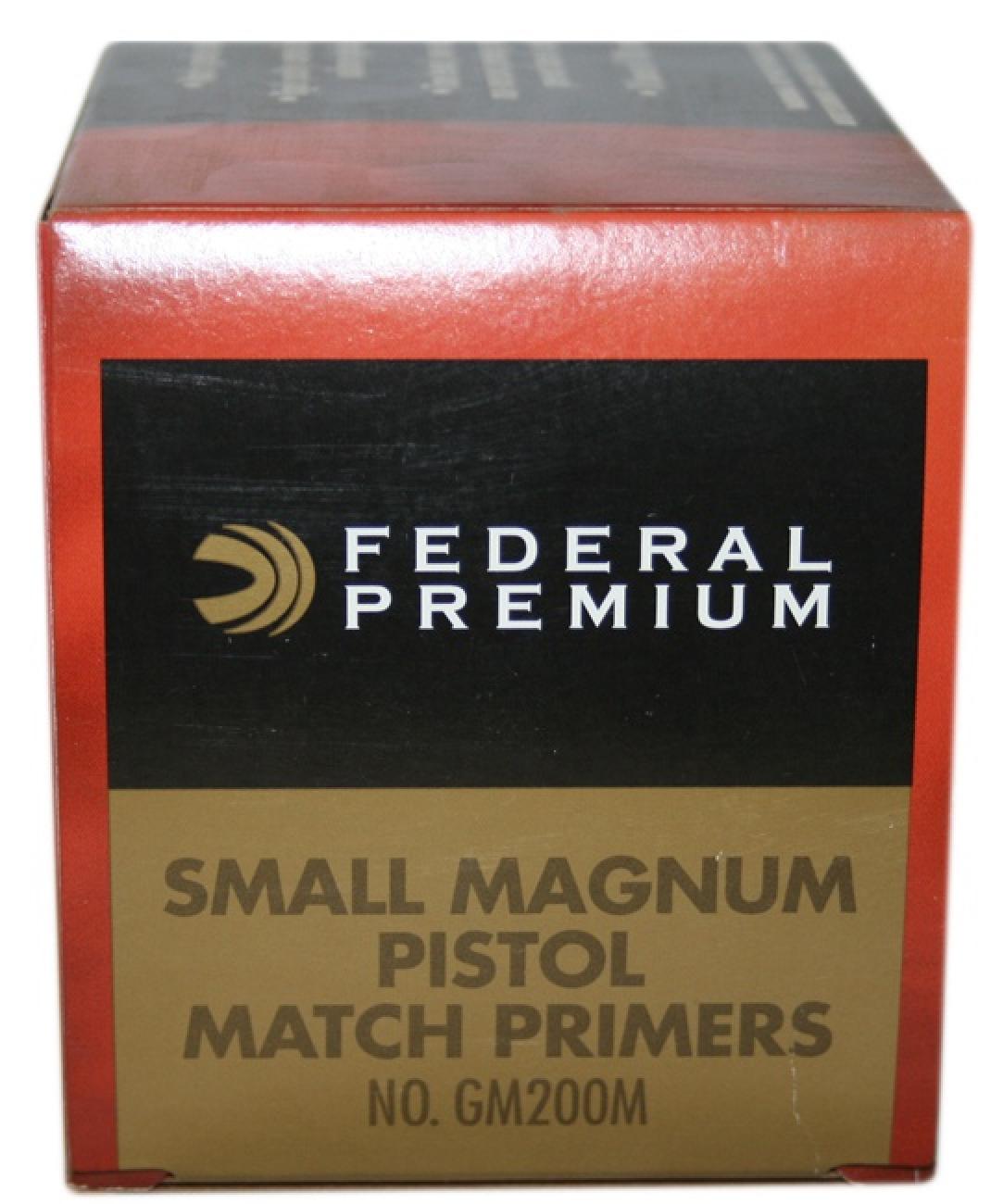 Federal Premium Gold Medal Small Pistol Magnum Match Primer #200M