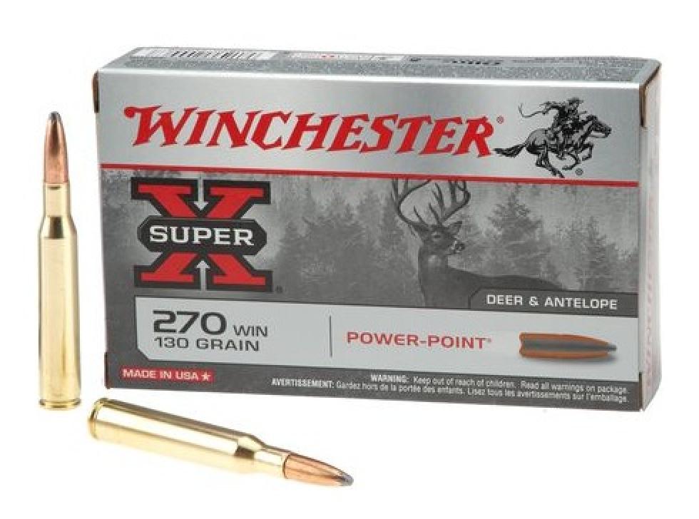 Winchester Super-X 270 Winchester 130 Grain Power-Point