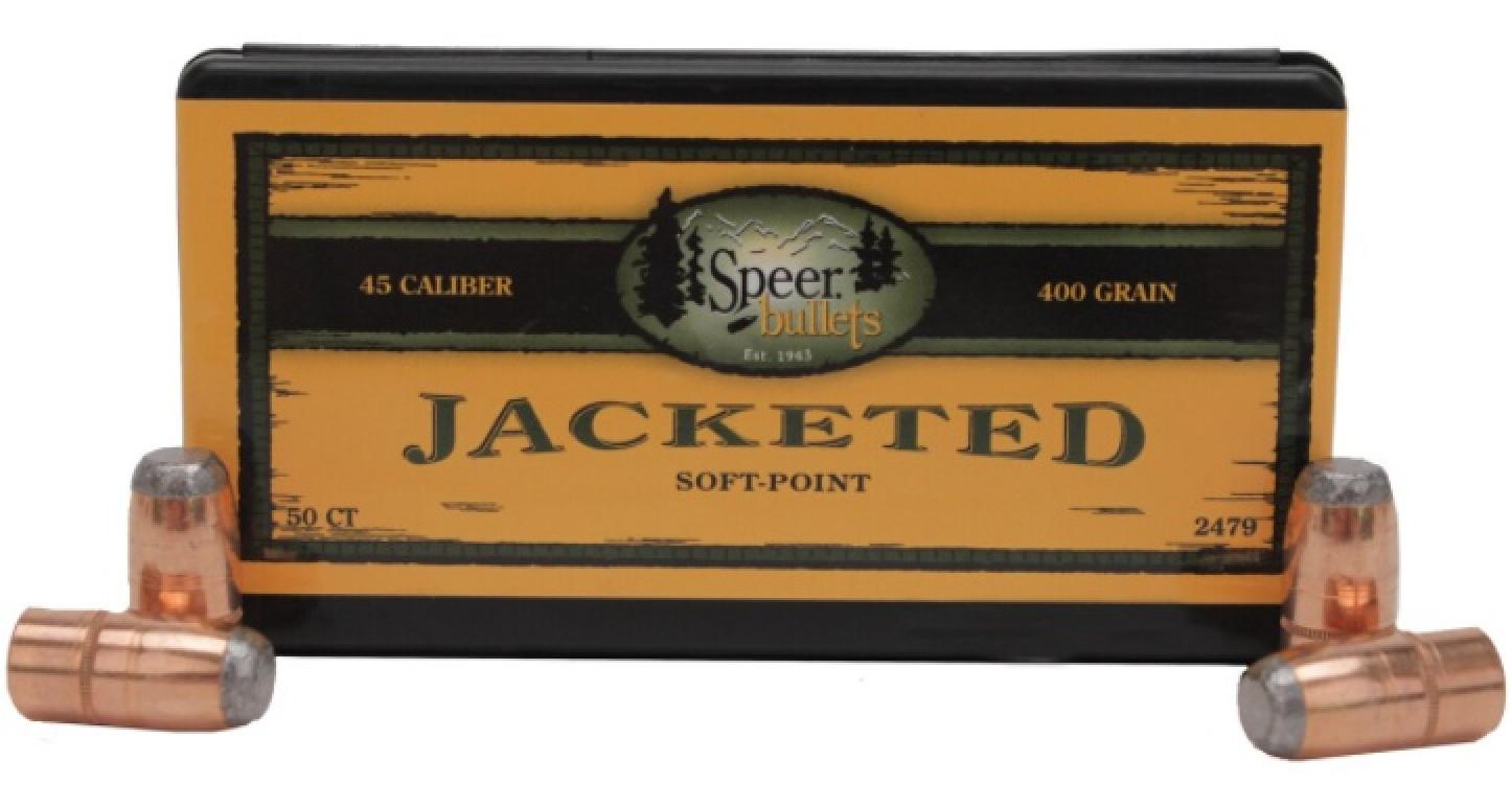 Speer 45 Caliber (458 Diameter) 400 Grain Flat Nose