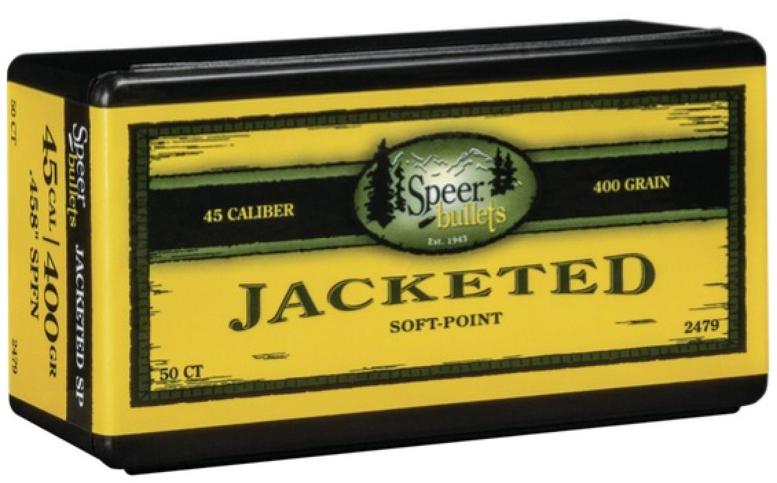 Speer 45 Caliber (458 Diameter) 400 Grain Flat Nose