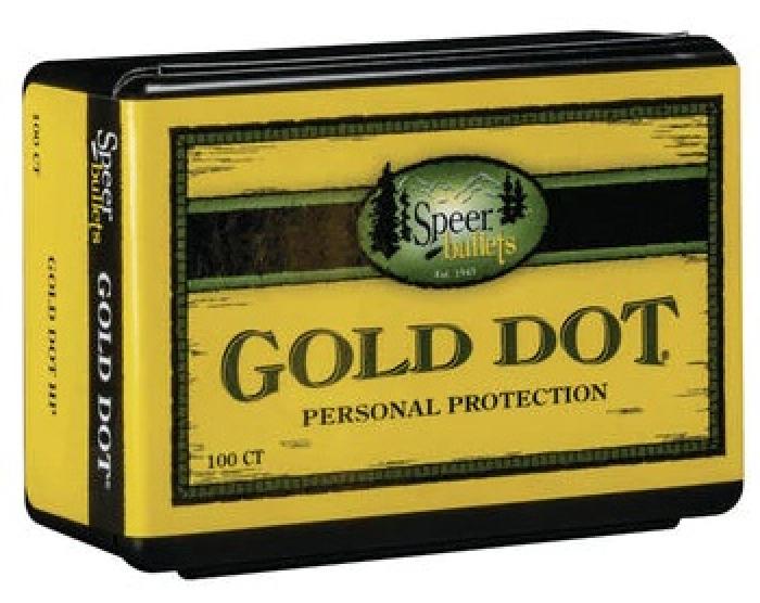 Speer Gold Dot 44 Caliber (429 Diameter) 210 Grain Bonded Jacketed Hollow Point