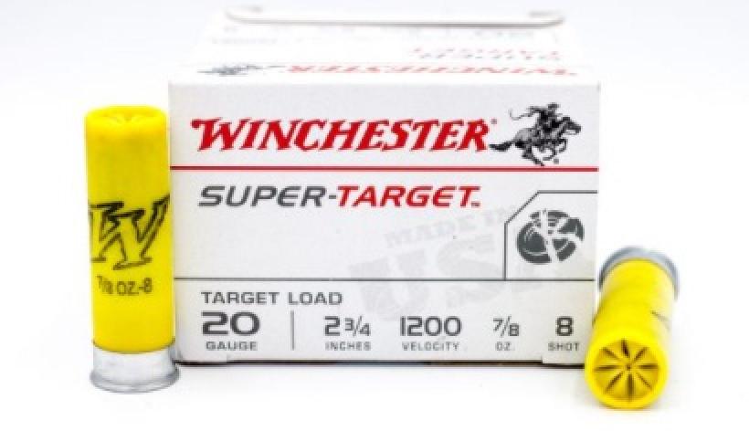 Winchester Super-Target 20 Gauge 2-3/4" 7/8 oz #8 Shot