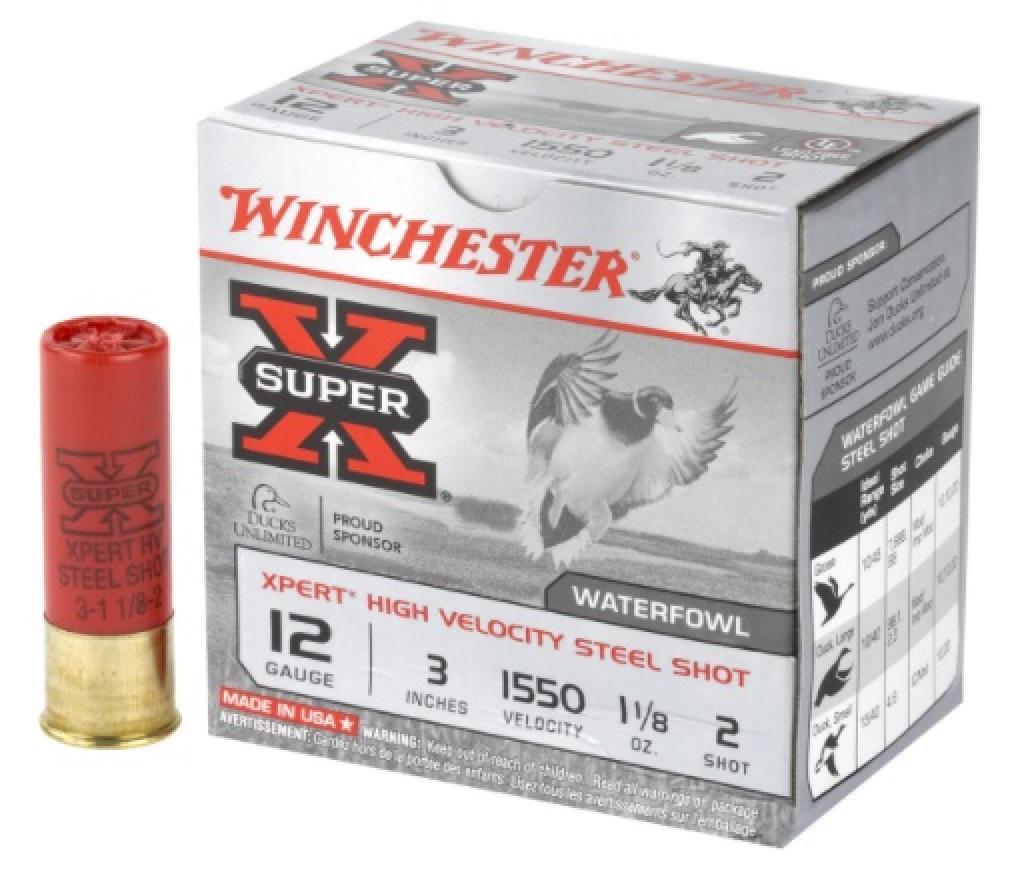 Winchester Xpert High Velocity 12 Gauge 3" 1-1/8 oz #2 Non-Toxic Steel Shot