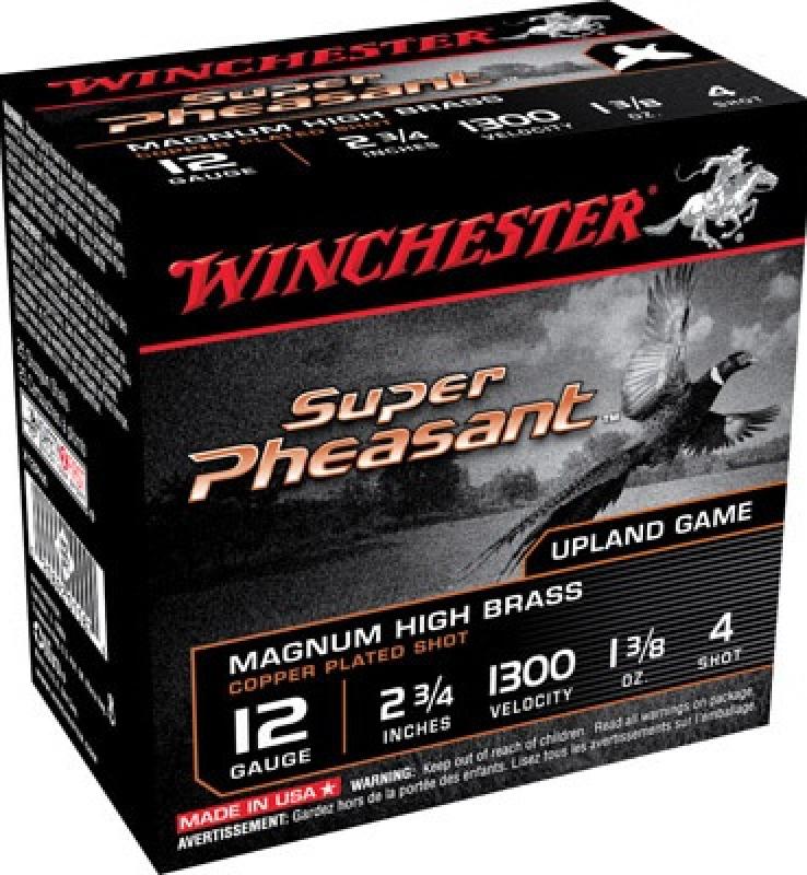 Winchester Super-X Super Pheasant Copperplated Magnum High Brass 12 Gauge #6 Shotshells