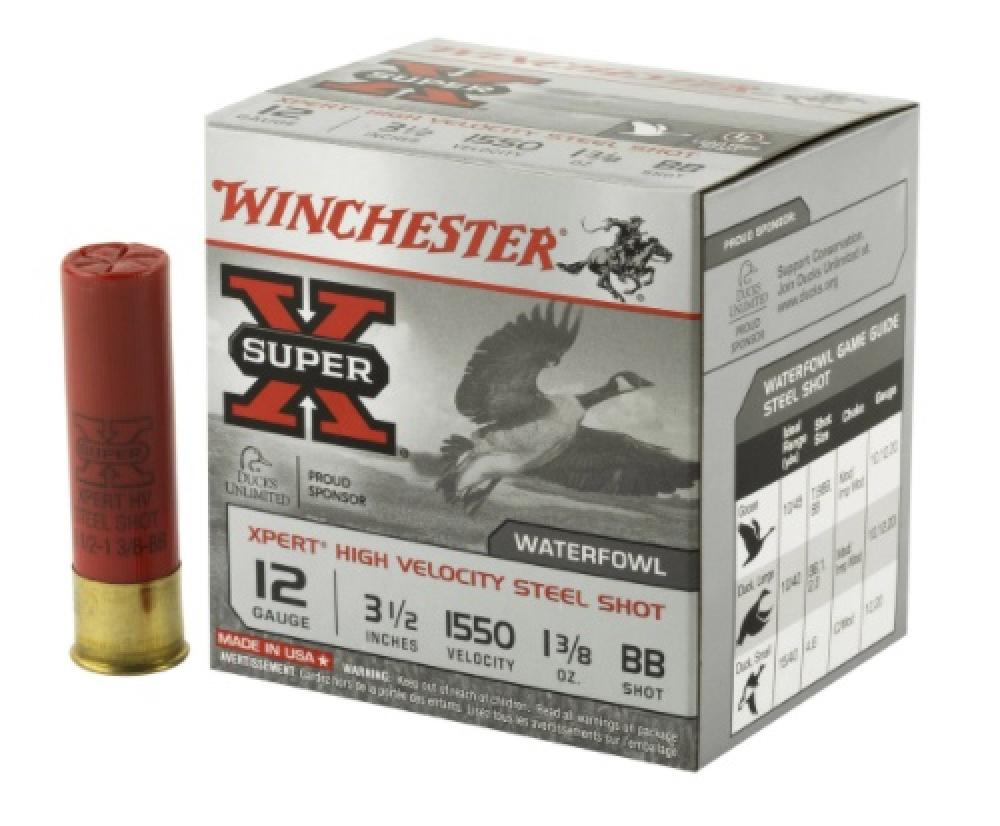 Winchester Xpert High Velocity 12 Gauge 3" 1-1/8 oz BB Non-Toxic Steel Shot