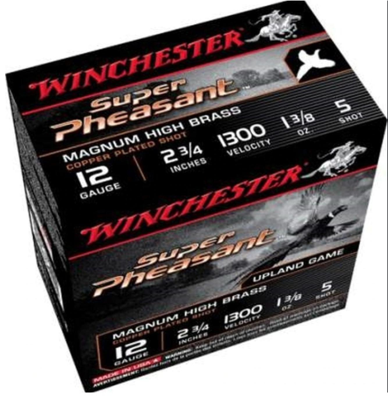 Winchester Super-X Super Pheasant Copperplated 12 Gauge #5 Shotshells