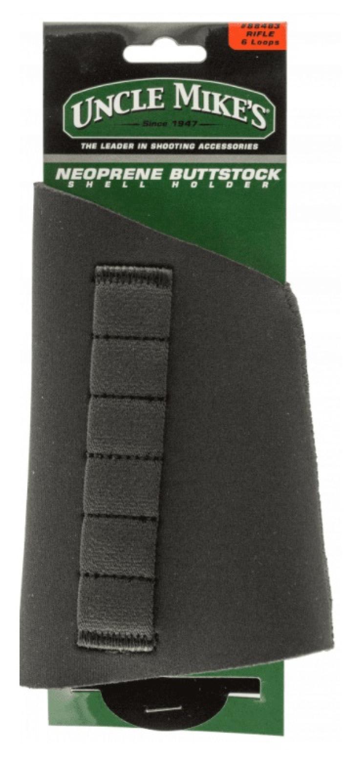 Blackhawk Uncle Mike's Buttstock 6 Round Rifle Shell Holder neoprene