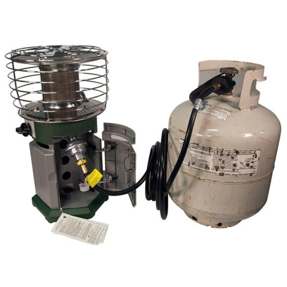 Dura Heat TT-360 Propane LP  360 Degree Tank Top Heater Length 8 9in Width 8 9in Height 20 24insilver