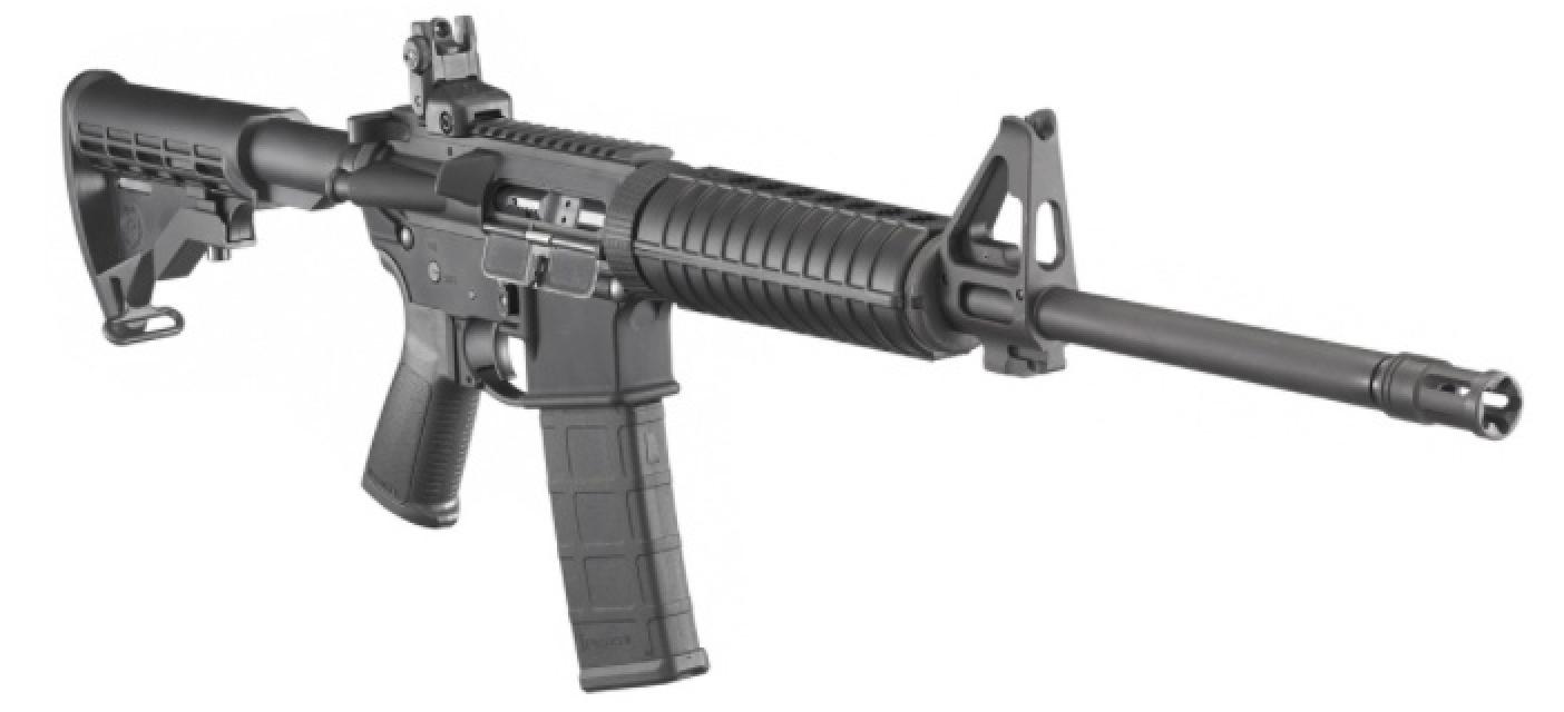 Ruger AR-556® : Standard  Model 08500  5.56 NATO - Autoloading Rifle Front Left Angle