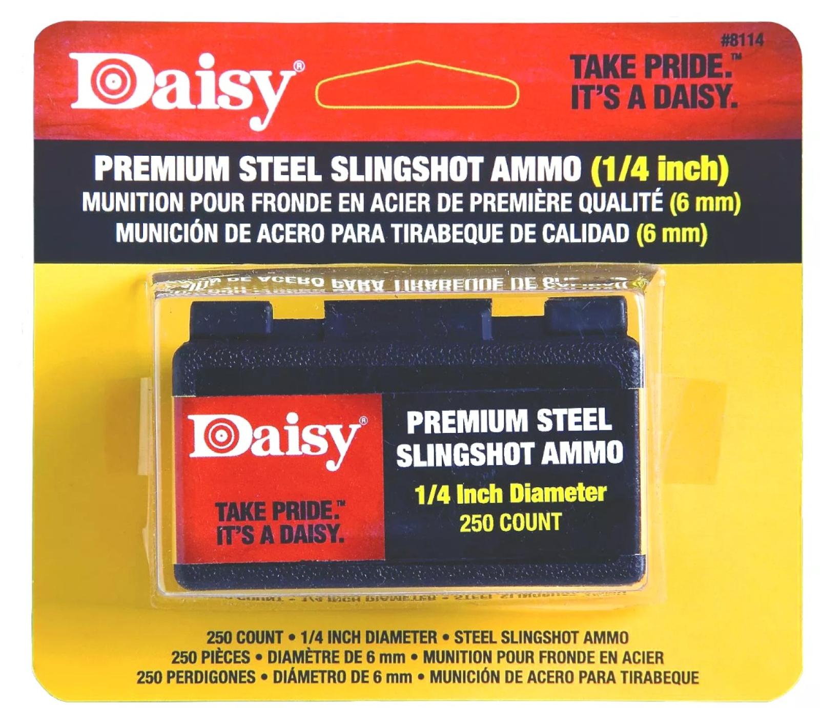 Daisy PowerLine 1/4-inch Steel Slingshot Ammo