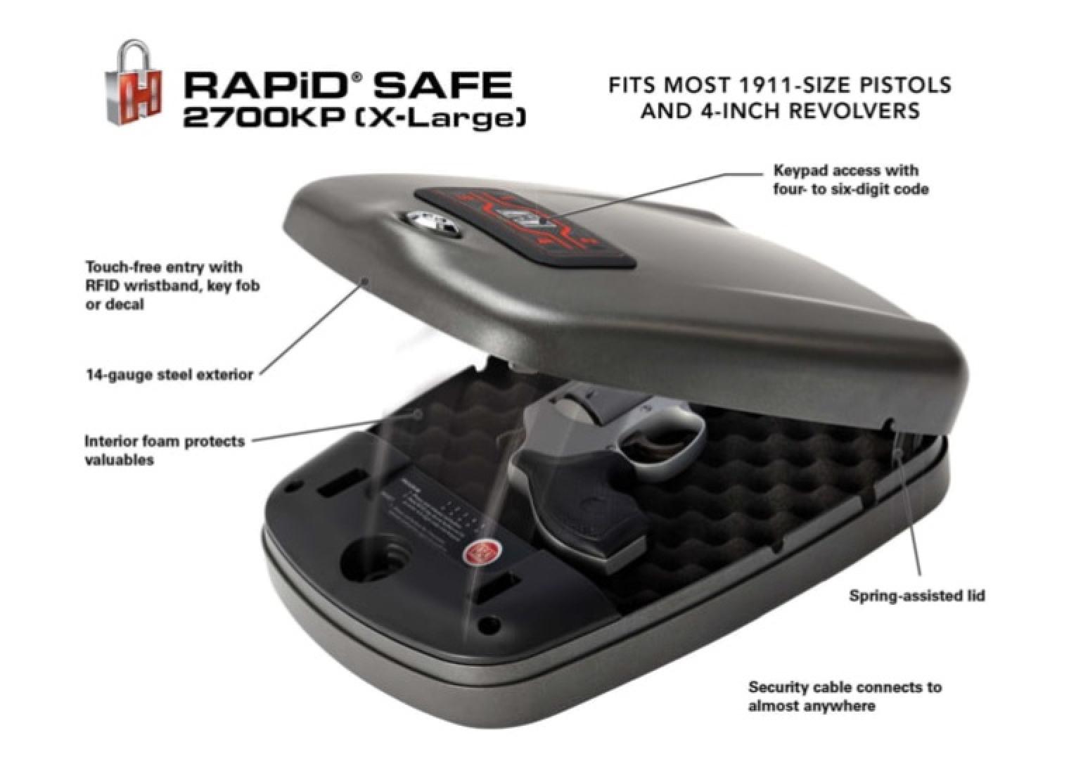 Hornady RAPiD Gun Safe With RFID