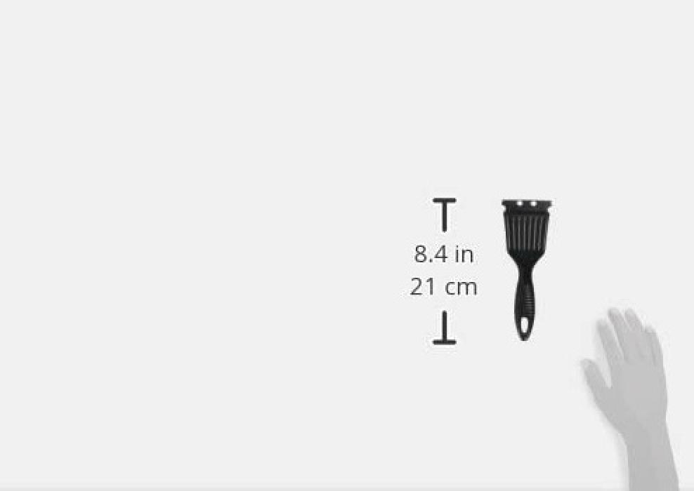 Toolbasix Plastic Handle Grill Brush 8-Inch