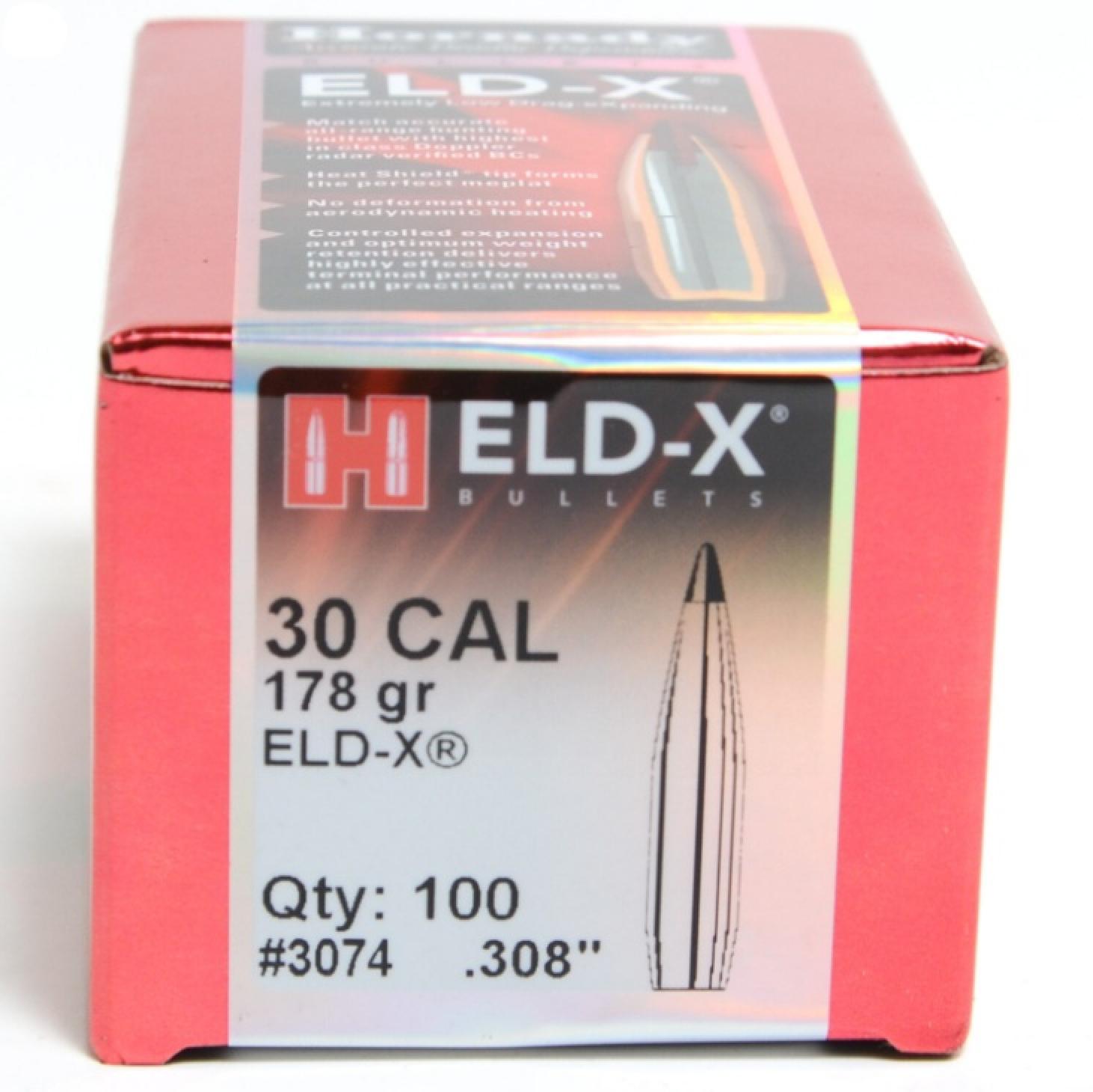 Hornady ELD-X 30 Caliber (308 Diameter) 178 Grain