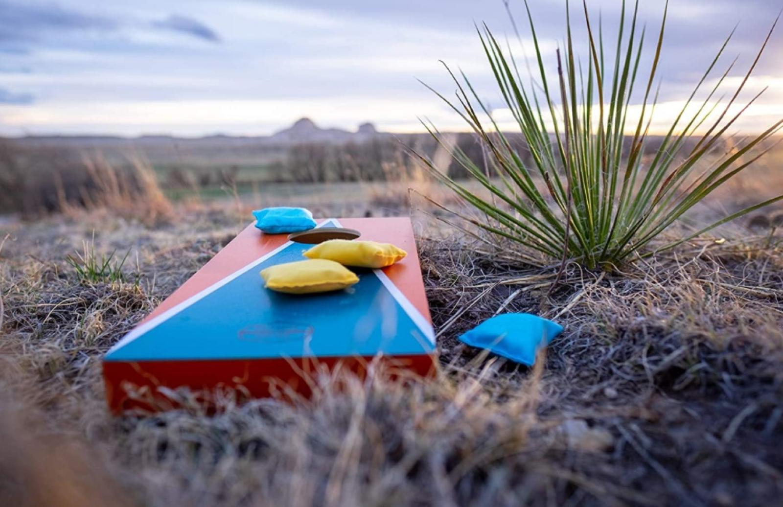 Outside Inside Backpack Cornhole